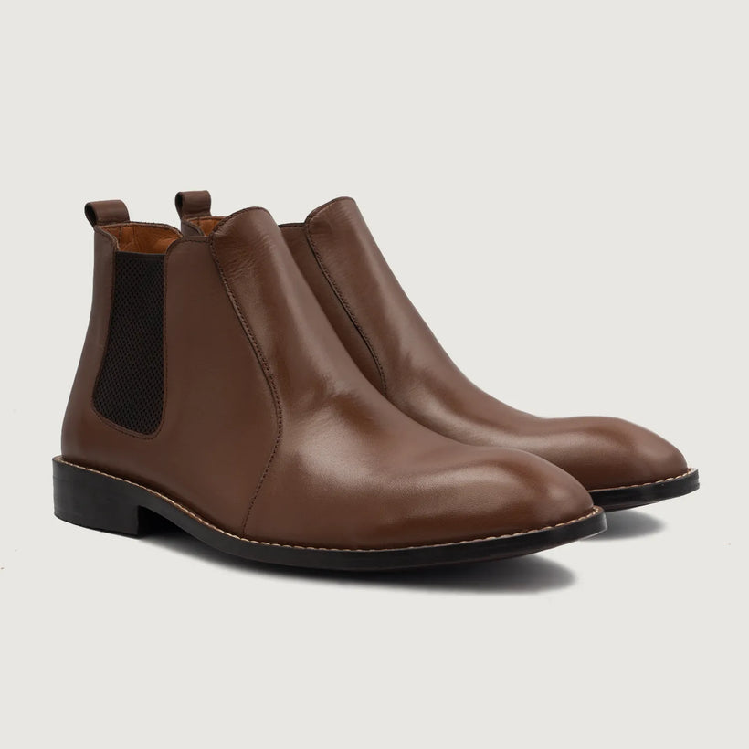 Clarkson Chelsea Marrón Leather Boots para Hombre