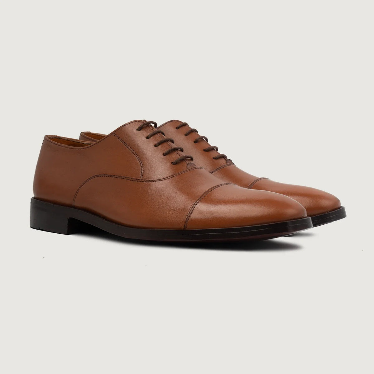 Professor Oxford Tostado Zapatos de cuero para Hombre For Men in Tan Full-Grain Leather - Vista de perfil | Comprar online