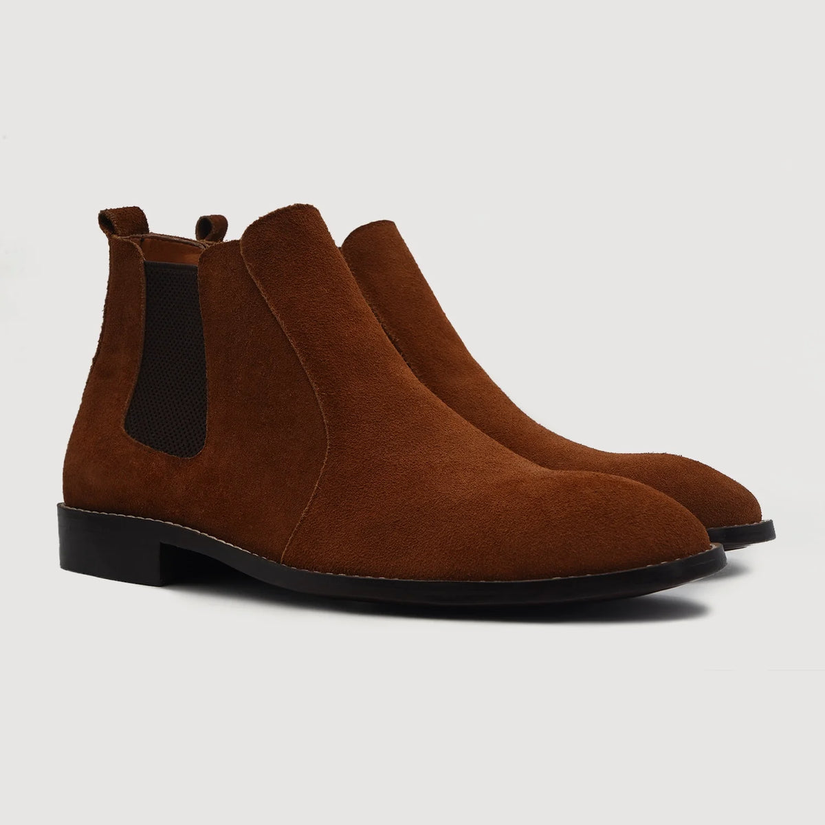 Clarkson Chelsea Marrón Suede Botas de cuero para Hombre For Men in Brown Goatskin Suede - Vista de perfil | Comprar online