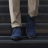 Styled On-Foot Perspective Demonstrating Ankle Fit & Silhouette on Model