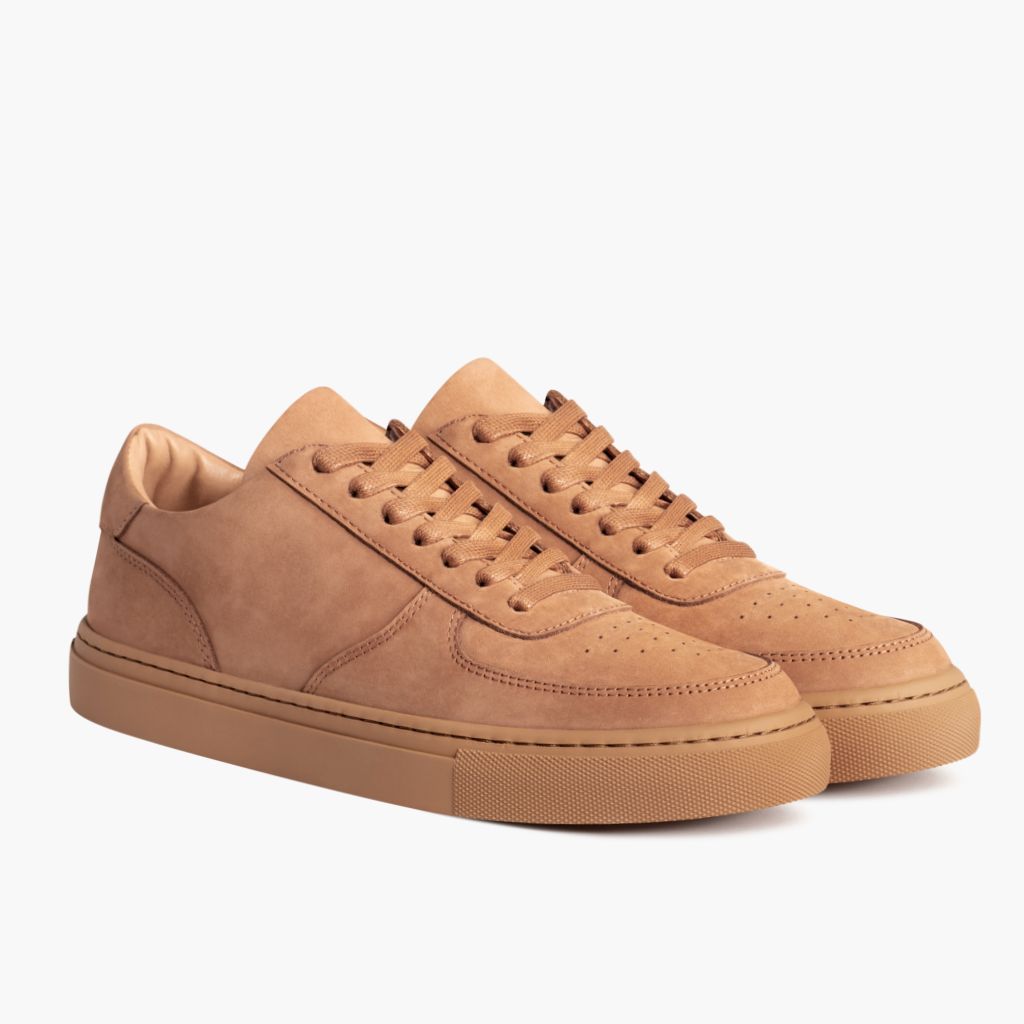 Court Clay Zapatillas de cuero para Hombre in Classic Full-Grain Leather - Vista de perfil | Comprar online