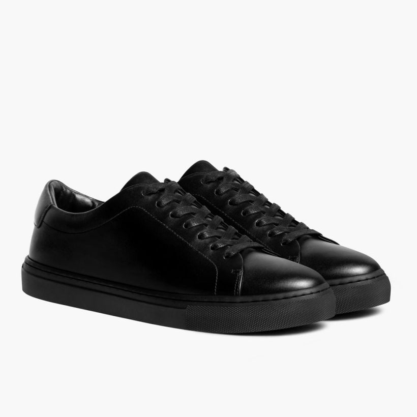 Encore Jet Negro Zapatillas de cuero para Hombre