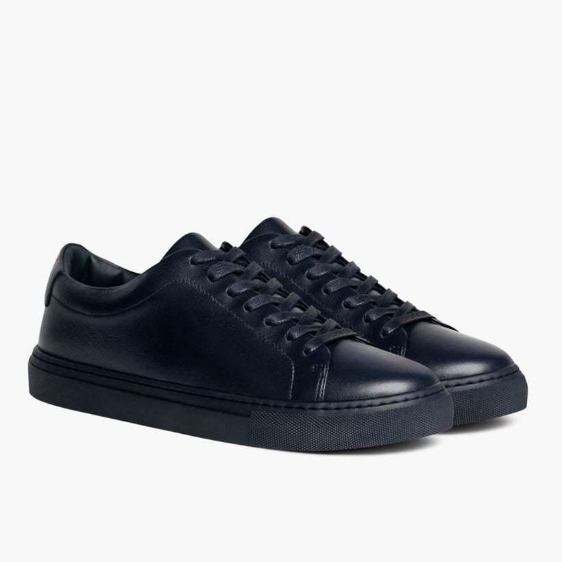Encore Navy Zapatillas de cuero para Hombre