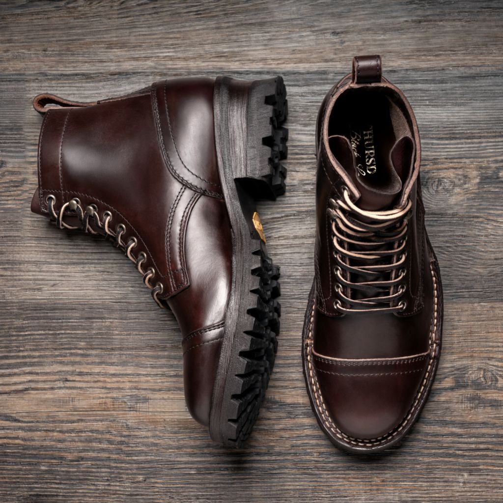 Challenger Marrón CXL Botas de cuero para Hombre - Contrafuerte de talón reforzado y doble costura de precisión