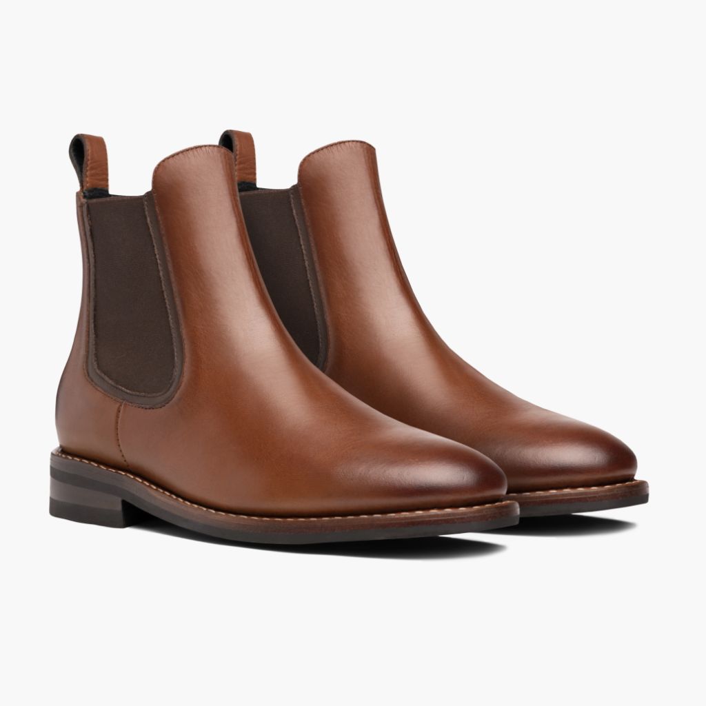 Duke Brandy Botas de cuero para Hombre in Classic Full-Grain Leather - Vista de perfil | Comprar online