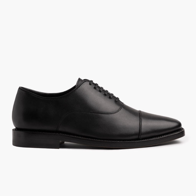 Executive Negro Leather Sneakers para Hombre