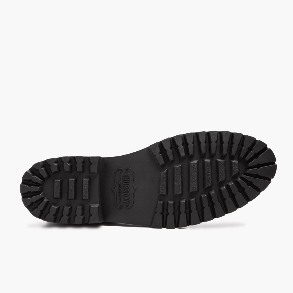 High-Traction Rubber Outsole & Lug Tread Pattern on Legend Safari Botas de cuero para Hombre