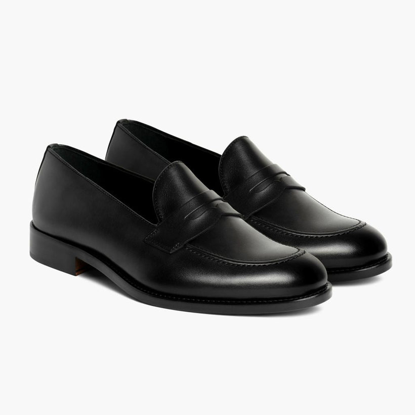 Lincoln Negro Zapatillas de cuero para Hombre