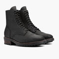 Logger Negro Mate Botas de cuero para Hombre