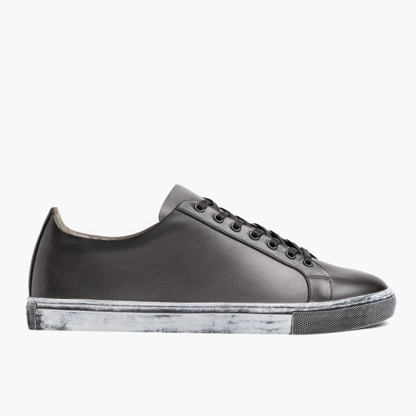 Premier Low Top Distressed Gris Zapatillas de cuero para Hombre