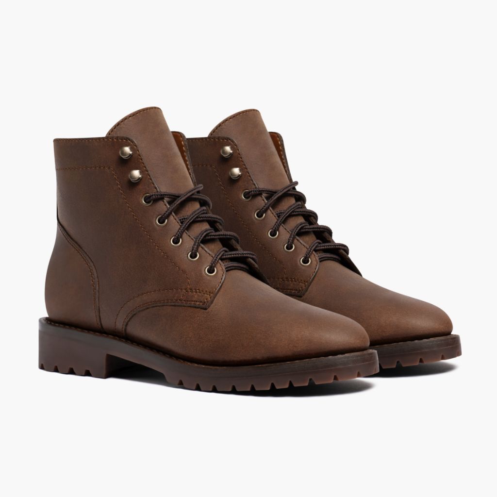 President StormKing® Desert Marrón Botas de cuero para Hombre For Men in Brown Full-Grain Leather - Vista de perfil | Comprar online
