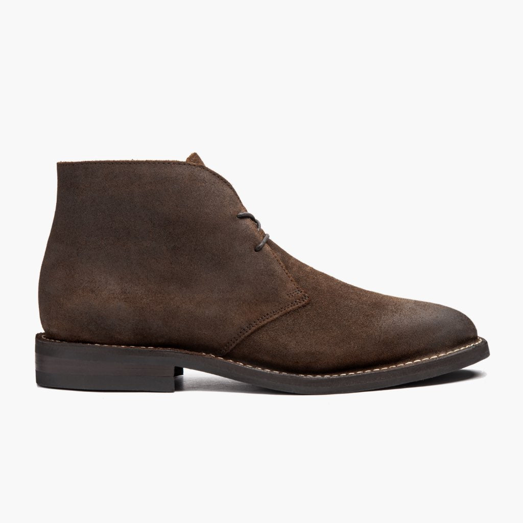 Mocha Full-Grain leather Boots - Construcción cosida Goodyear y puntera delantera