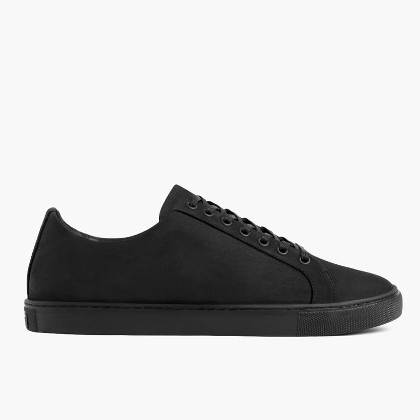 Premier Low Top Negro Mate Zapatillas de cuero para Hombre