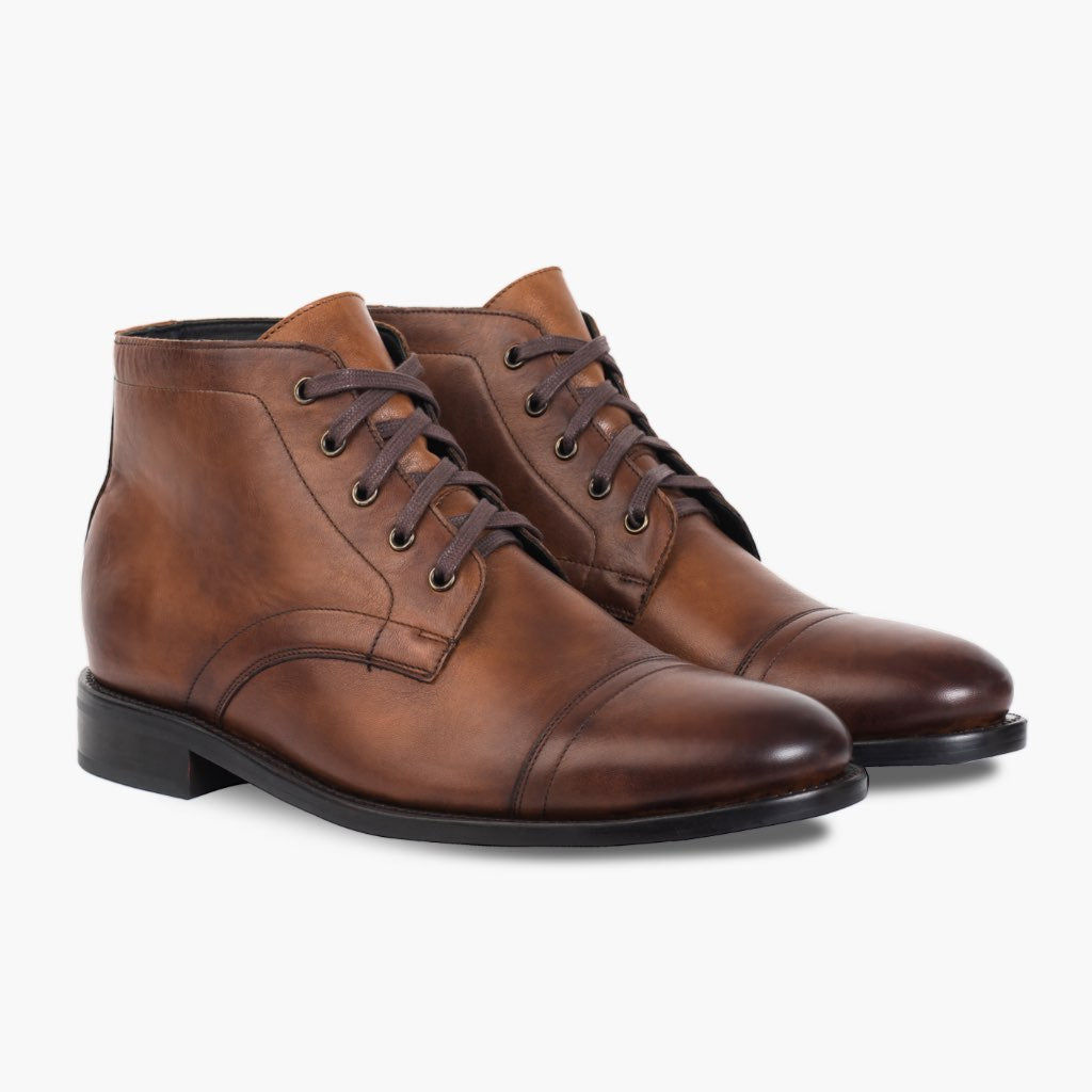 Cadet Nogal Botas de cuero para Hombre in Classic Full-Grain Leather - Vista de perfil | Comprar online