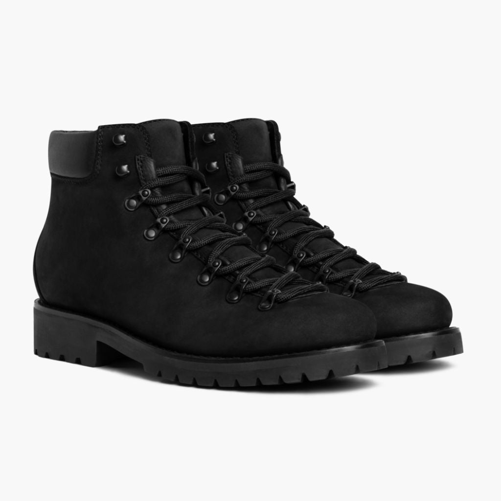 Commander Negro Mate Botas de cuero para Hombre en cuero vacuno negro auténtico - Vista de perfil | Comprar online
