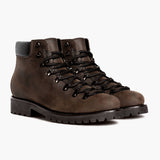 Commander Tobacco Leather Boots in Classic Full-Grain Leather - Lateral Side Profile View | Buy Online