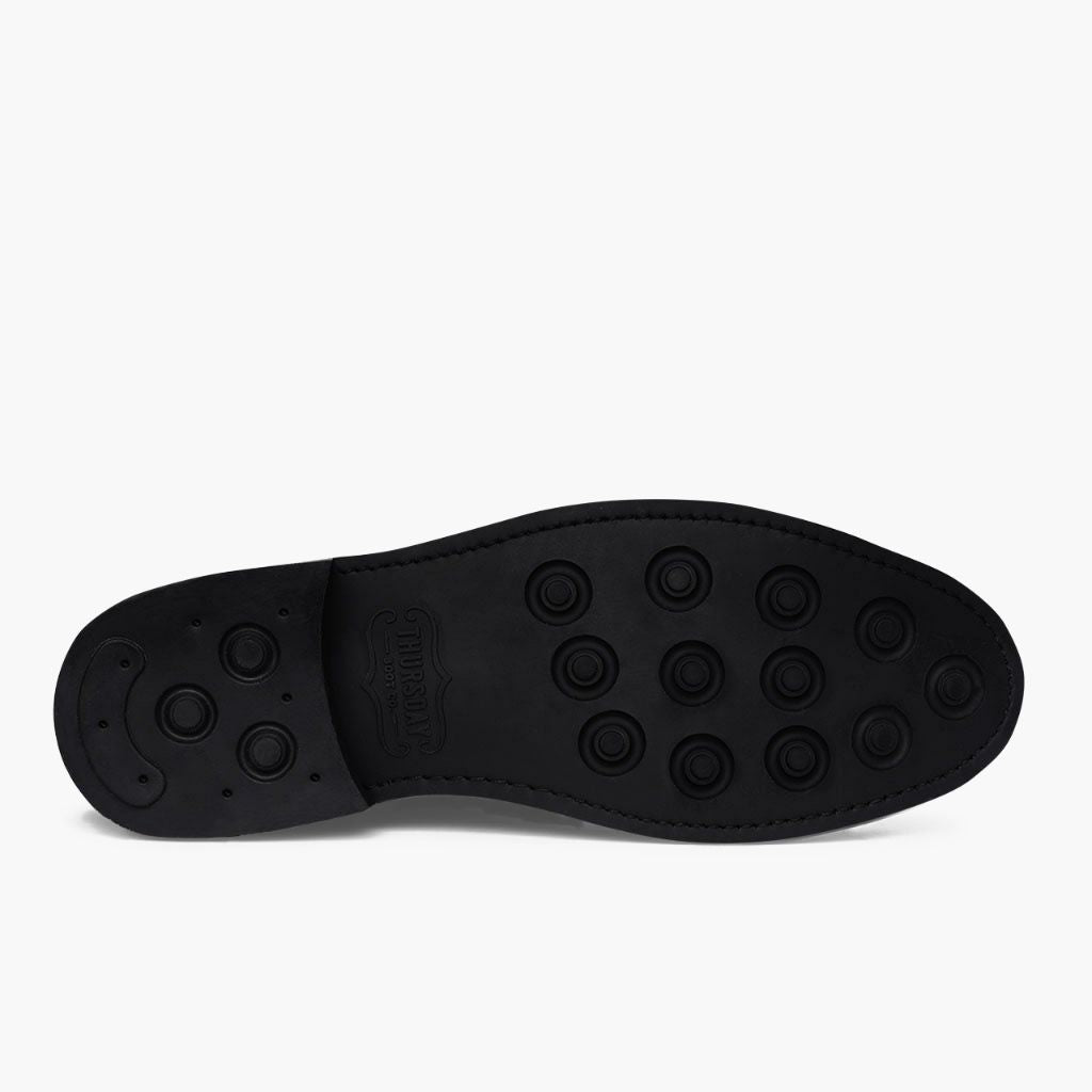High-Traction Rubber Outsole & Lug Tread Pattern on Captain Cañón Botas de cuero para Hombre