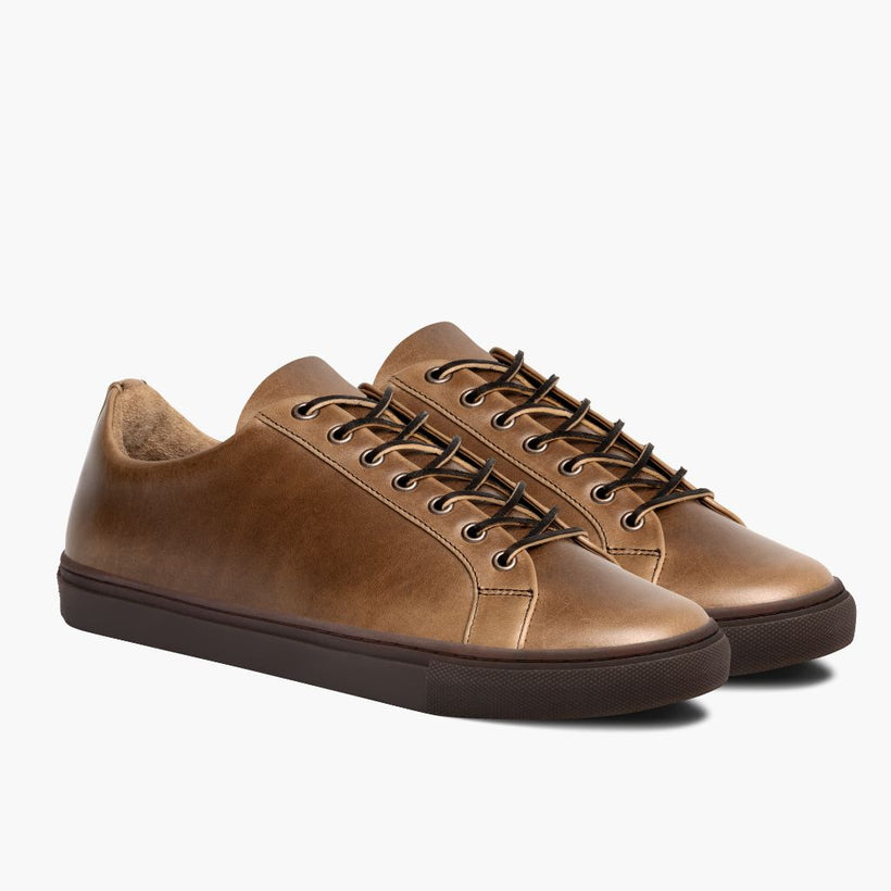Premier Low Top Natural Zapatillas de cuero para Hombre