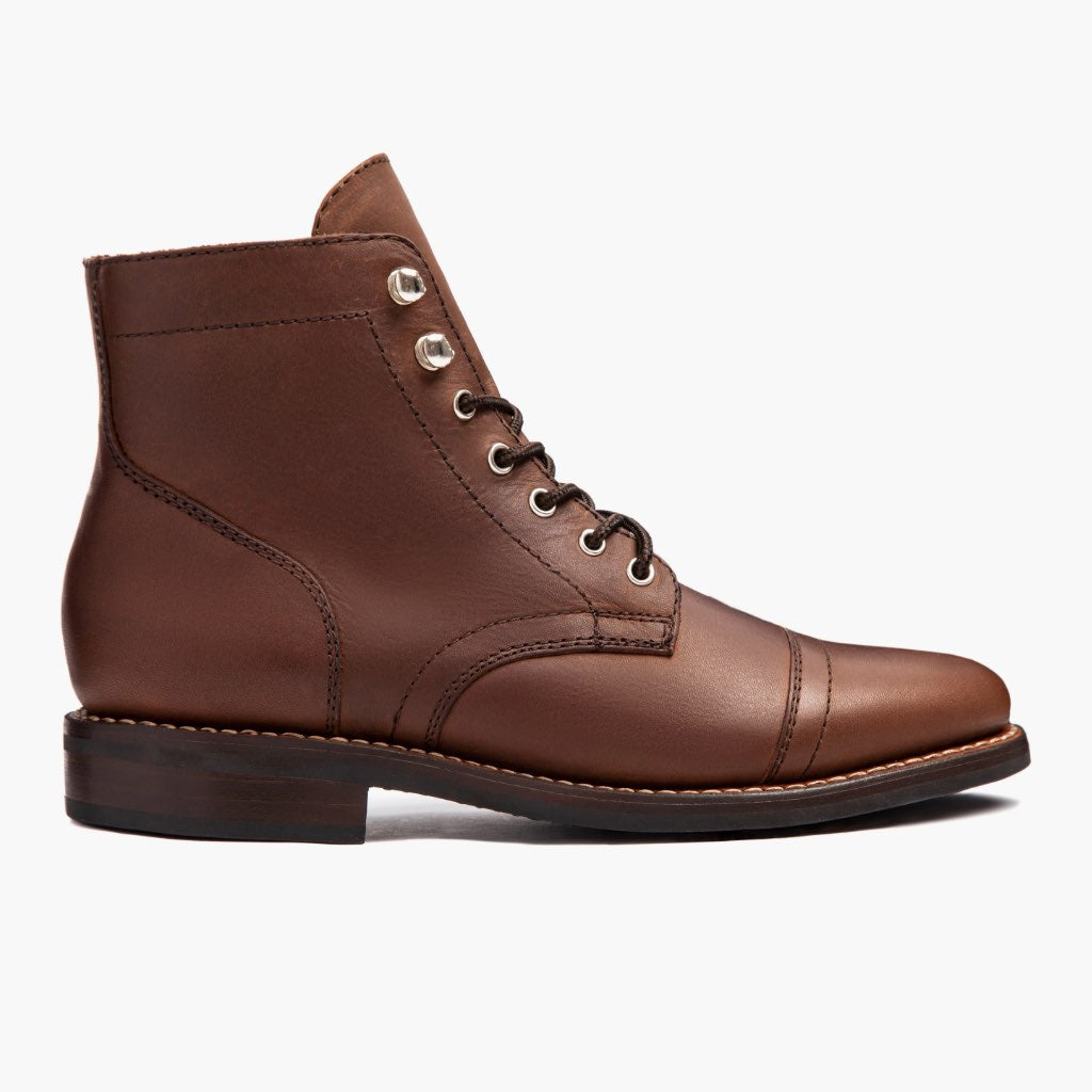 Captain Whisky Botas de cuero para Mujer in Classic Full-Grain Leather - Vista de perfil | Comprar online