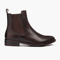 Duchess Café Negro Botas de cuero para Mujer