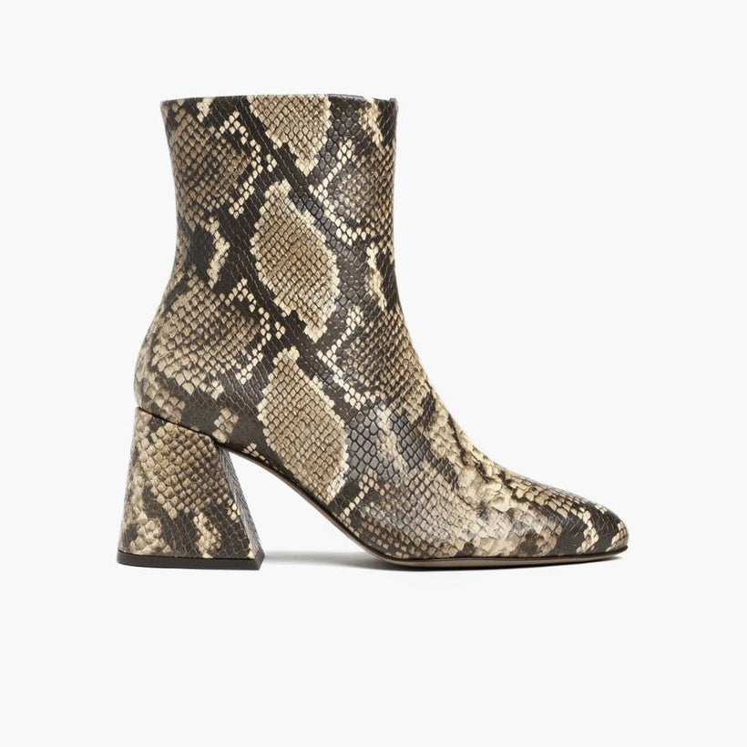 Heartbreaker Snake Print Leather Boots para Mujer