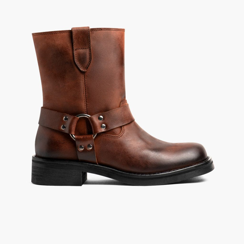 Outlaw Rust Marrón Leather Boots para Mujer
