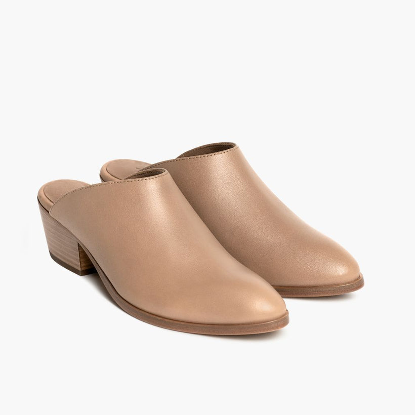 Breeze Milk Coffee Leather Boots para Mujer