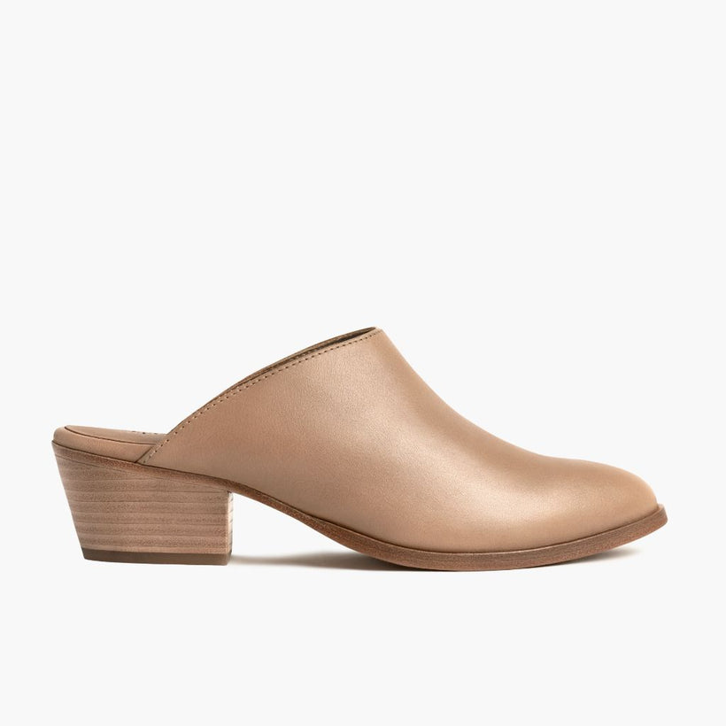 Breeze Milk Coffee Leather Boots para Mujer