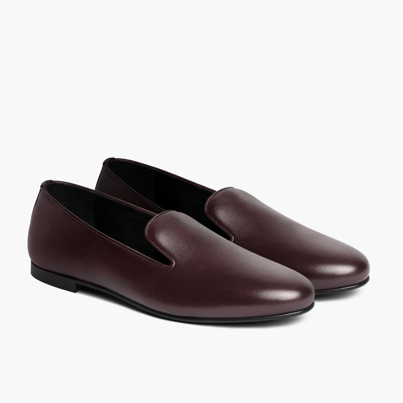 Eden Burdeos Leather Boots para Mujer