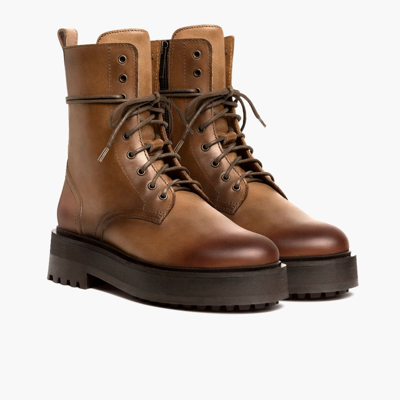 Quest Natural Leather Boots para Mujer