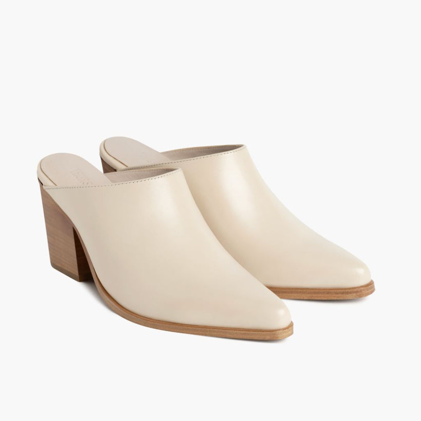 Summer Ivory Leather Boots para Mujer