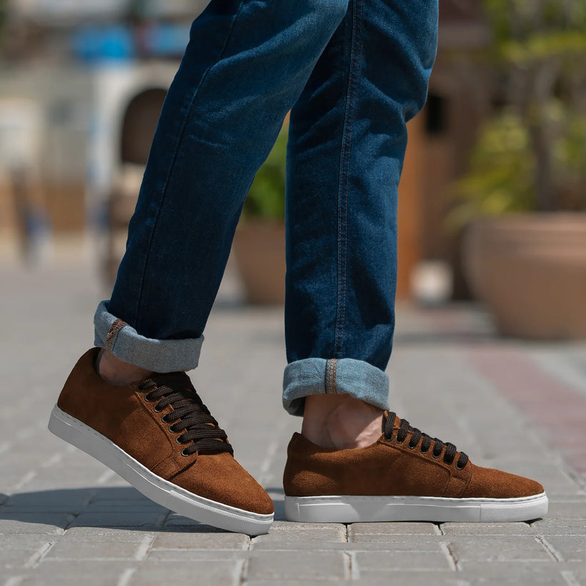 Murphy Low Top Marrón Suede Zapatillas para Hombre
