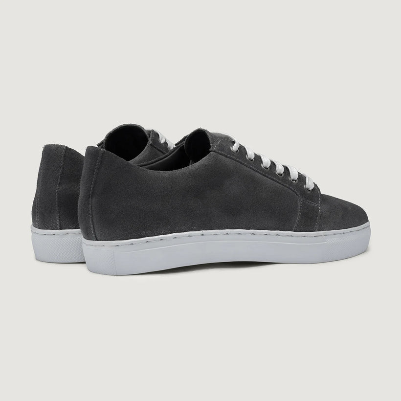 Murphy Low Top Gris Suede Zapatillas de cuero para Hombre
