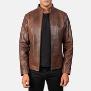 Alex Chaqueta Biker de Cuero para Hombre – Vista alternativa del producto 1