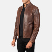 Alex Chaqueta Biker de Cuero para Hombre – Vista alternativa del producto 2