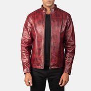 Alex Chaqueta Biker de Cuero para Hombre – Vista alternativa del producto 1