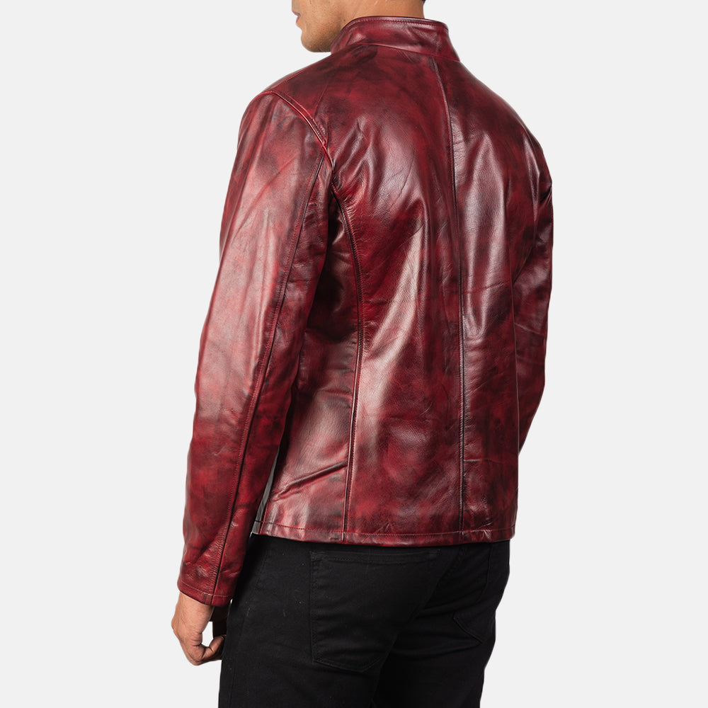 Alex Chaqueta Biker de Cuero para Hombre – Vista alternativa del producto 5