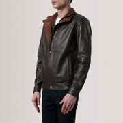Alfred Cazadora Bomber de Cuero para Hombre – Vista alternativa del producto 3