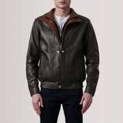 Alfred Cazadora Bomber de Cuero para Hombre – Vista alternativa del producto 4