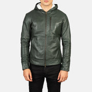 Baston Cazadora Bomber de Cuero para Hombre – Vista alternativa del producto 4