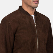 Blain Marrón Cazadora Bomber de Cuero para Hombre – Vista alternativa del producto 6