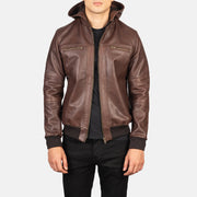 
Bouncer Biz Chaqueta Bomber de Cuero para Hombre – alternate product view 1