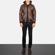 
Bouncer Biz Chaqueta Bomber de Cuero para Hombre – alternate product view 3