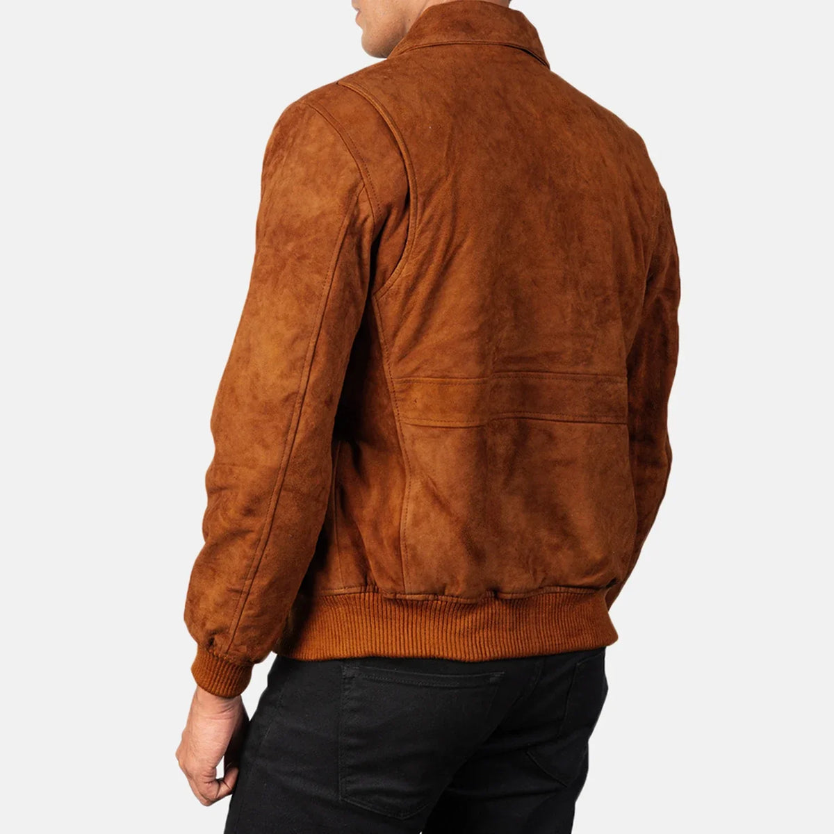 Coffmen Cazadora Bomber de Cuero para Hombre – Vista alternativa del producto 5