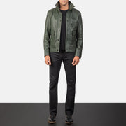 Columbus Cazadora Bomber de Cuero para Hombre – Vista alternativa del producto 3