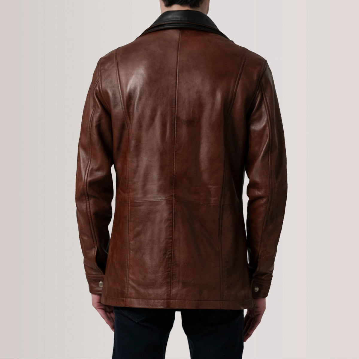 Connor Abrigo de Cuero para Hombre – Vista alternativa del producto 4