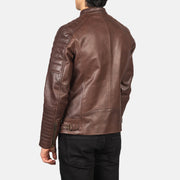 Damian Chaqueta Biker de Cuero para Hombre – Vista alternativa del producto 5