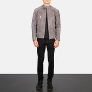 Damian Chaqueta Biker de Cuero para Hombre – Vista alternativa del producto 3