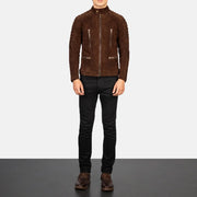 Damian Chaqueta Biker de Cuero para Hombre – Vista alternativa del producto 3