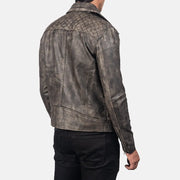 
Danny Acolchado Chaqueta Biker de Cuero para Hombre – alternate product view 6